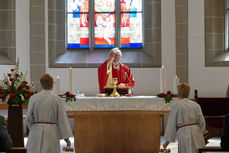 Pfingsten in der renovierten Stadtpfarrkirche St. Crescentius (Foto: Karl-Franz Thiede)